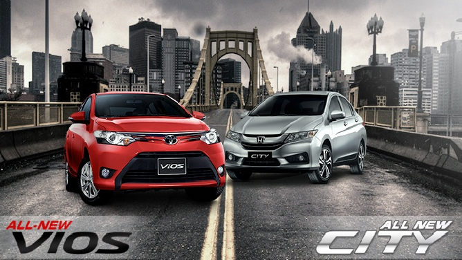 Toyota Vios 2017 và Honda City 2017 cuộc chiến không hồi kết